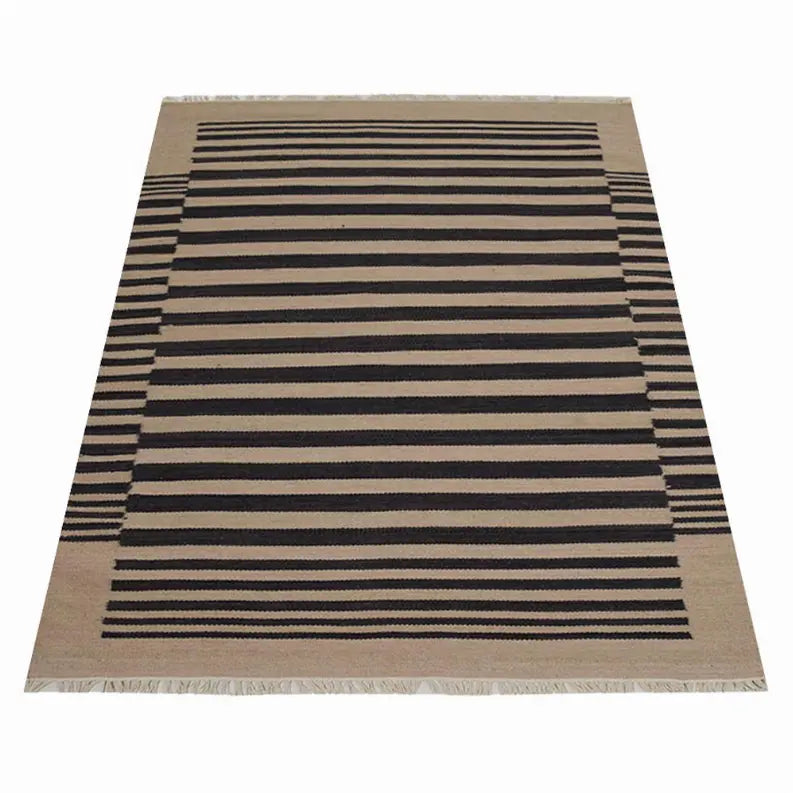 Rugsotic Carpets Hand Woven Flat Weave Kilim Wool Area Rug Contemporary Get My Rugs LLC