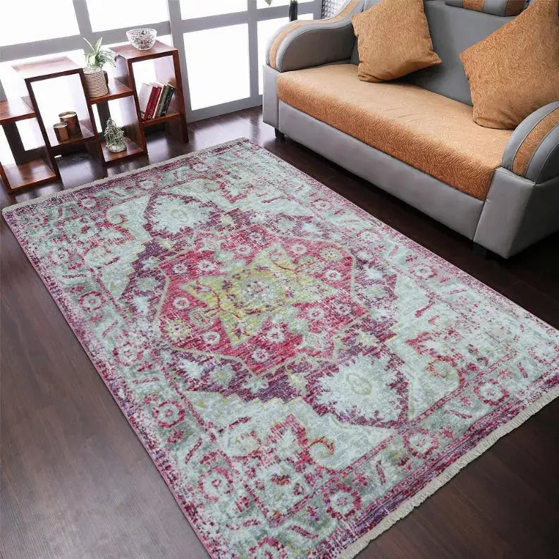 Rugsotic Carpets Machine Woven Crossweave Polyester Area Rug Oriental Get My Rugs LLC