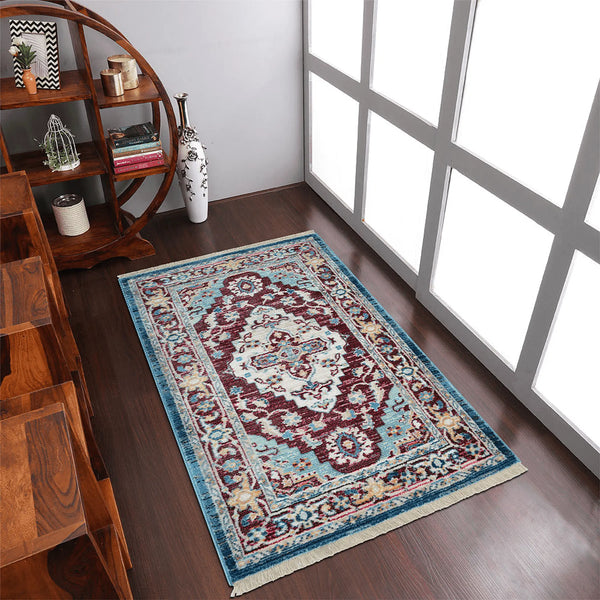 Rugsotic Carpets Machine Woven Crossweave Polyester Area Rug Oriental Get My Rugs LLC