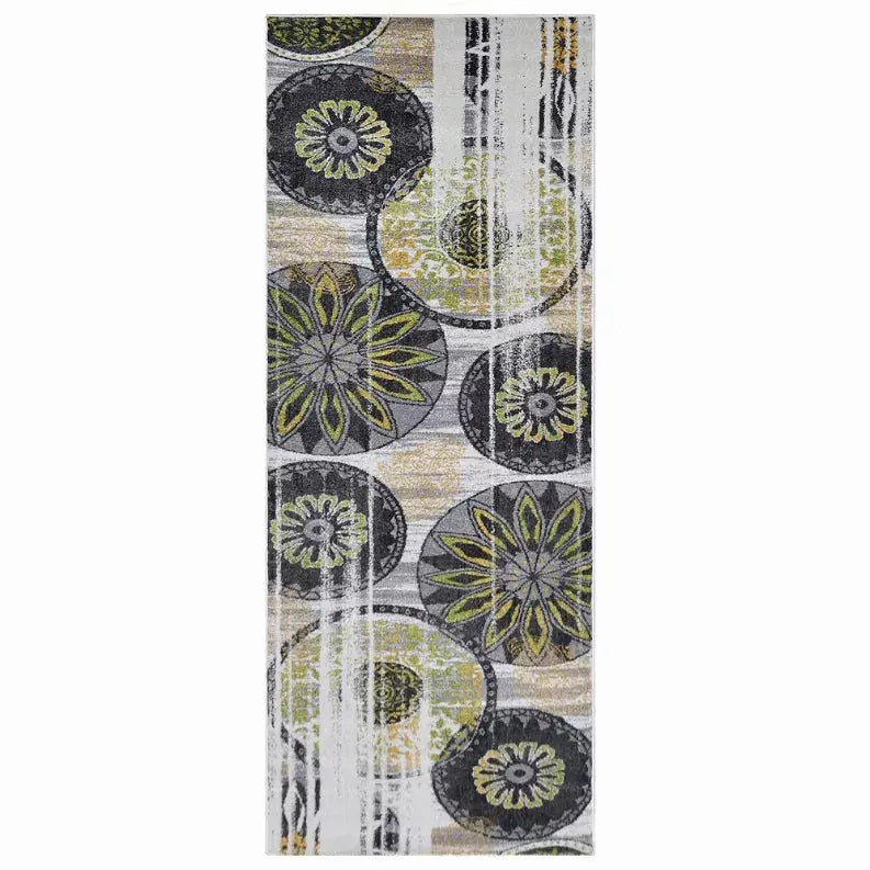 Rugsotic Carpets Machine Woven Heatset Polypropylene 3'2''x10' Runner Area Rug Contemporary Get My Rugs LLC