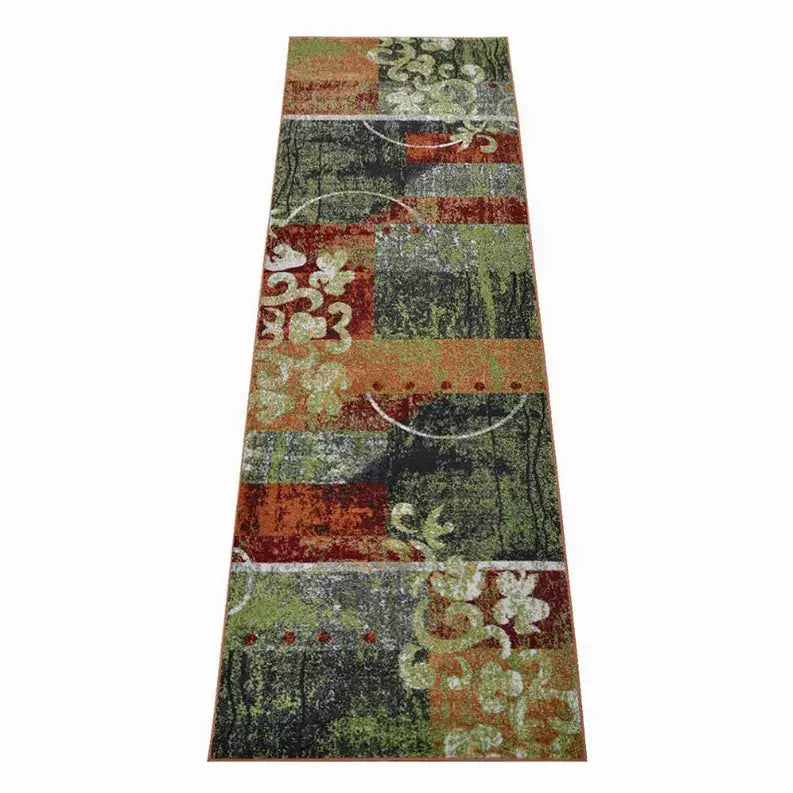 Rugsotic Carpets Machine Woven Heatset Polypropylene 3'2''x10' Runner Area Rug Contemporary Get My Rugs LLC