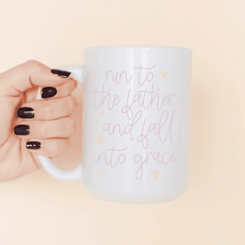 Run to the father ceramic coffee mug Mug & Mini