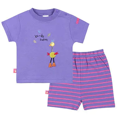 S/S Tshirt Short Set Ku Ku Bird Kushies