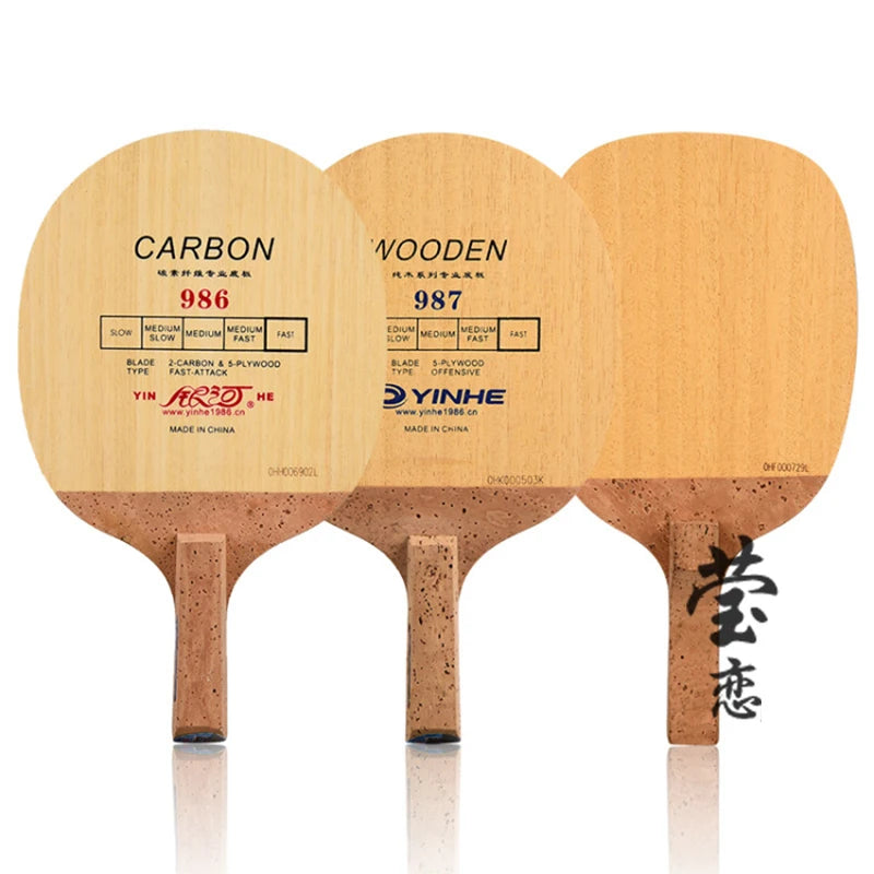 Yinhe-Table Tennis Blade, Japanese Style, Ping Pong Game, Fast Attack Loop, Pong, Yinhe 986 987 989 - 986 case