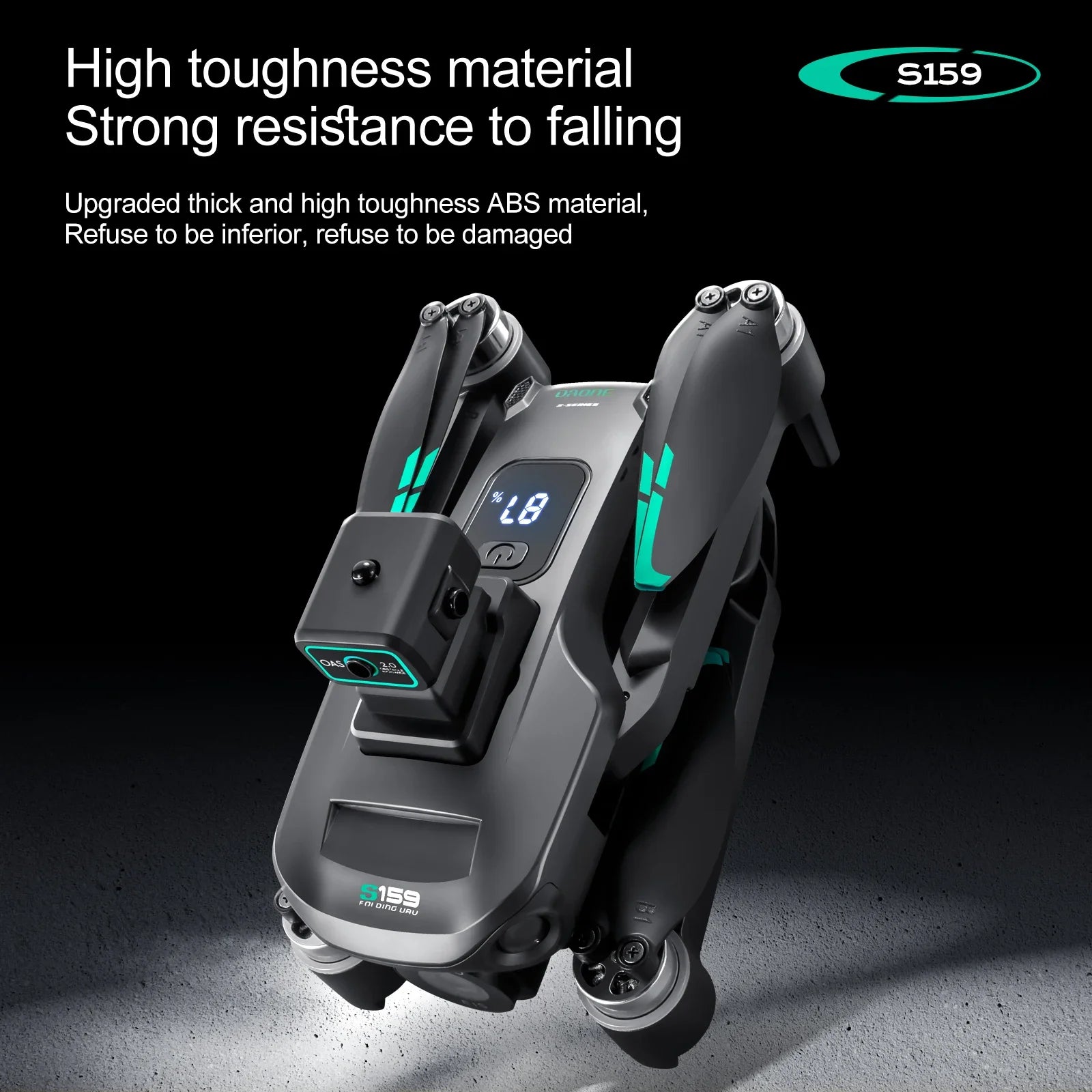 Professional S159 GPS Drone With Screen Control 5G 8K HD ESC Dual Camera Brushless Optical Flow UAV FPV Quadcopter RC Toys - GreatEagleInc