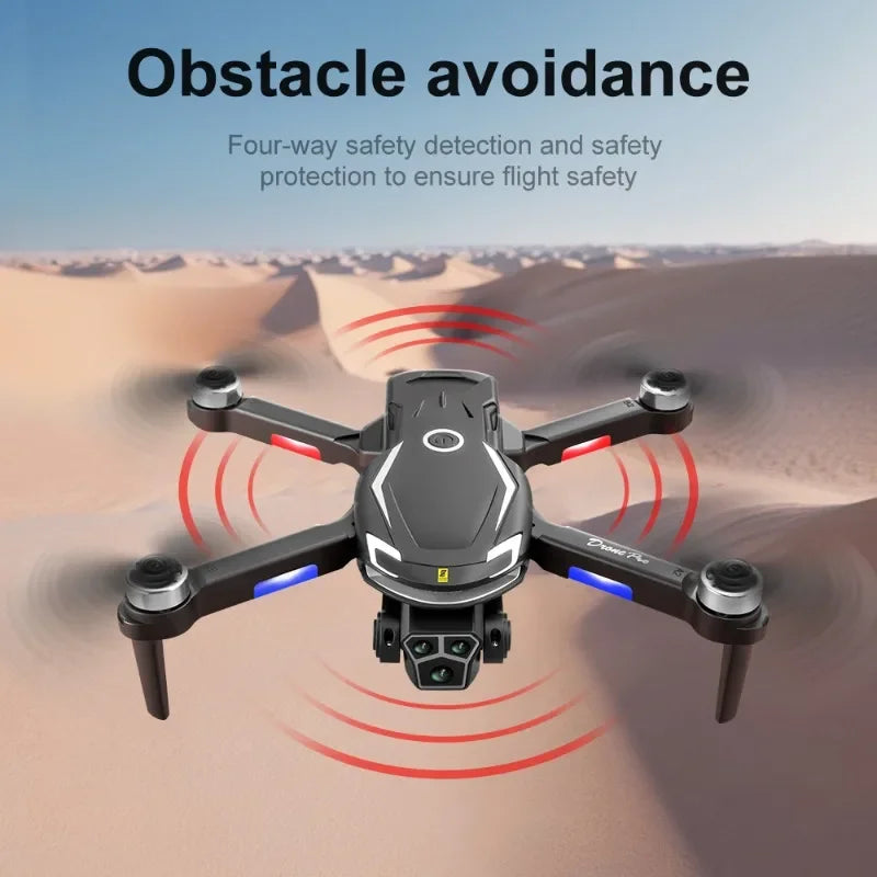 Drone ne Aerial Photography: High-Definition Remote Control, Three-Camera System, 4K Long-Range Brushless Aircraft