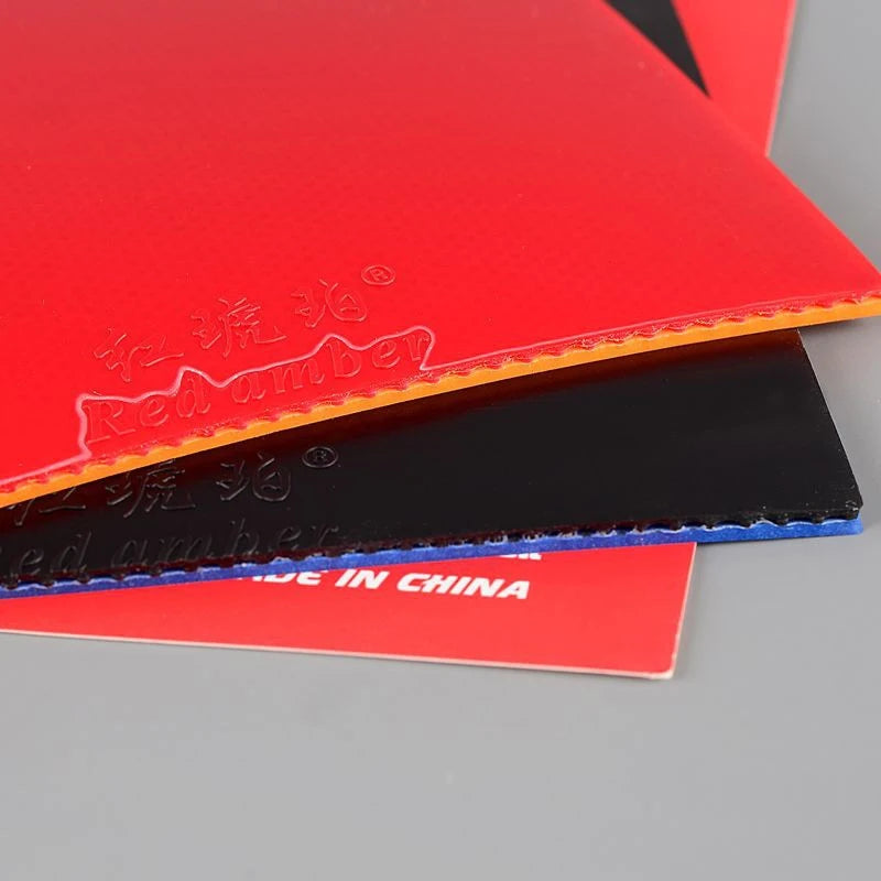 Highly Elastic Stick Rubber Pips-In Ping Pong Red Amber Table Tennis Rubber Rubber Astringent Sponge For Table Tennis Training