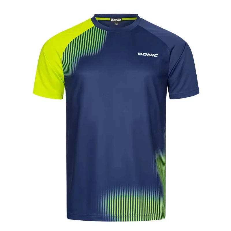 Summer table tennis shirts for men, short-sleeve breathable table tennis T-shirts for men and women, quick-dry sportswear -…