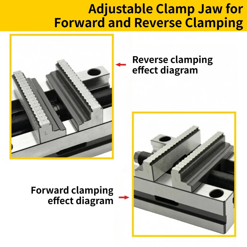 1pc CNC Self-Centering Vise ZY60-80 ZY70-100 Soft claws/Flat Nose for 4th/5th Axis Rotary Table | CNC Machining Center…