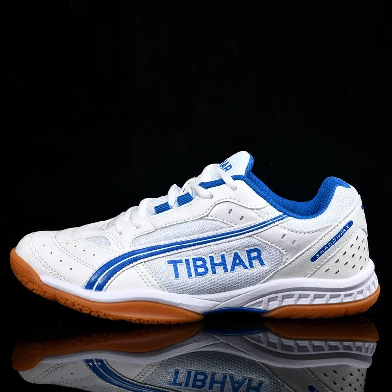 2023 New Table Tennis Shoes For Unisex Anti Slip Badminton Shoes Men Women Non-Slip Indoor Court Shoe Couples Brand Tennis Shoe Blue