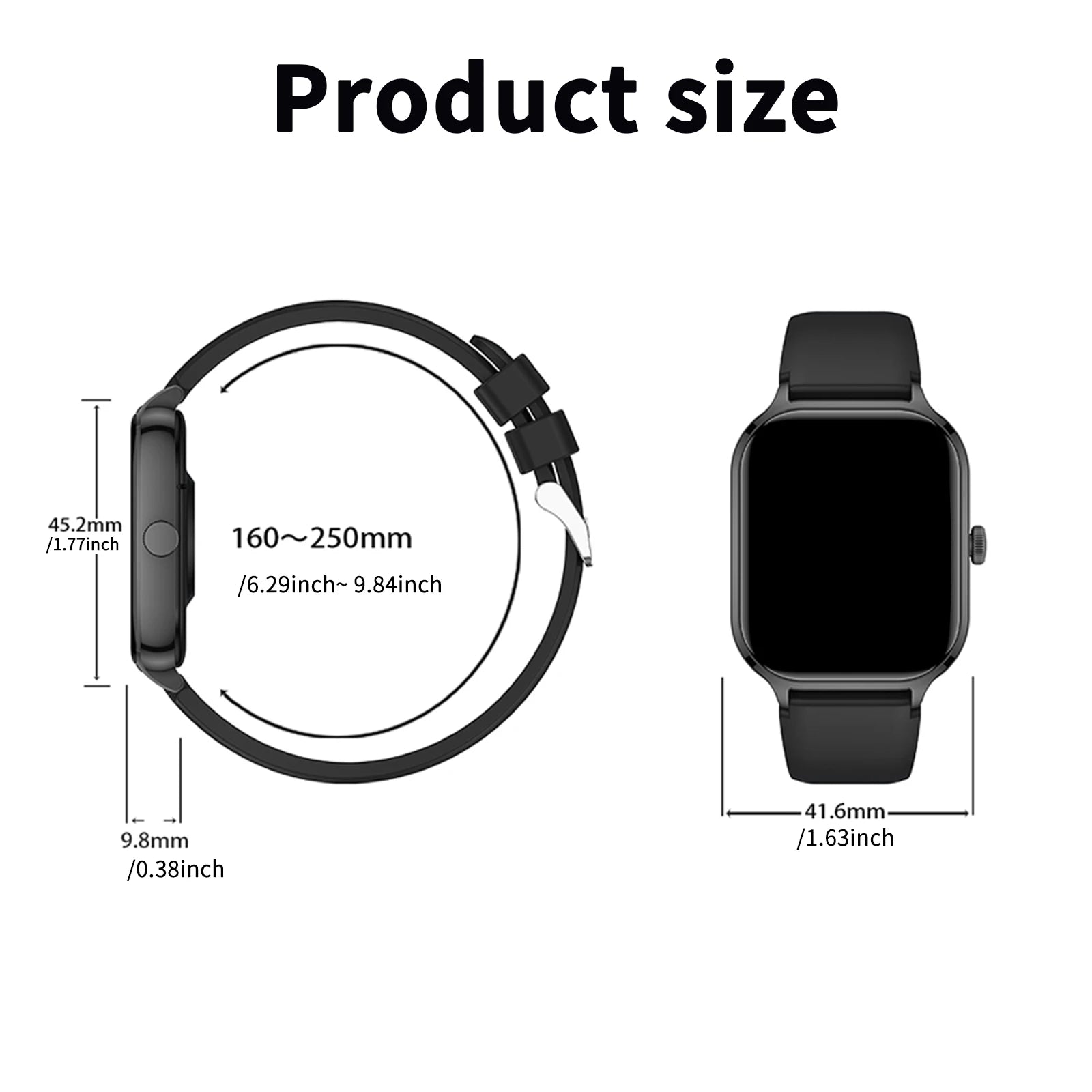 Smart Watch For Women Full Touch Screen Bluetooth Call Watches Sport Fitness Tracker Smartwatch Lady