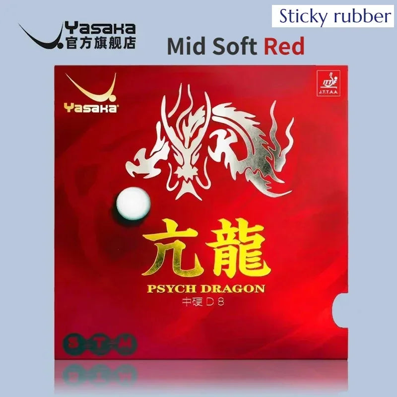 Original Yasaka PSYCH DRAGON Table Tennis Rubber Sticky Rubber Ping Pong Rubber ITTF Approve Pingpong Sponge With cake…