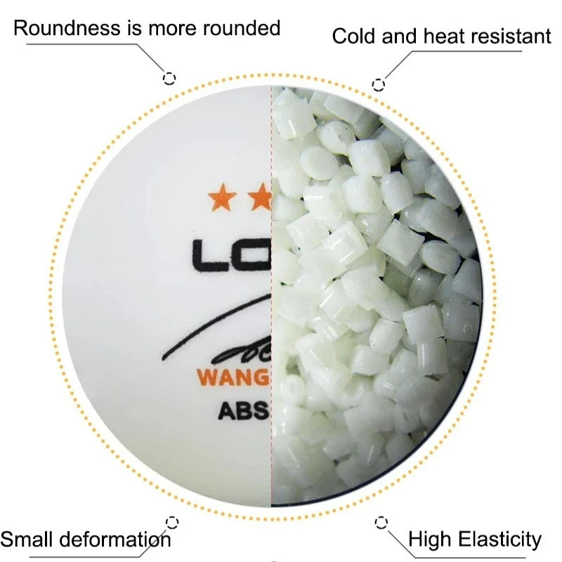 50/100PCS LOKI Table Tennis Balls 3 Star 40+ New ABS Plastic Material Ping Pong Balls with Seam Club Training Ping Pong…