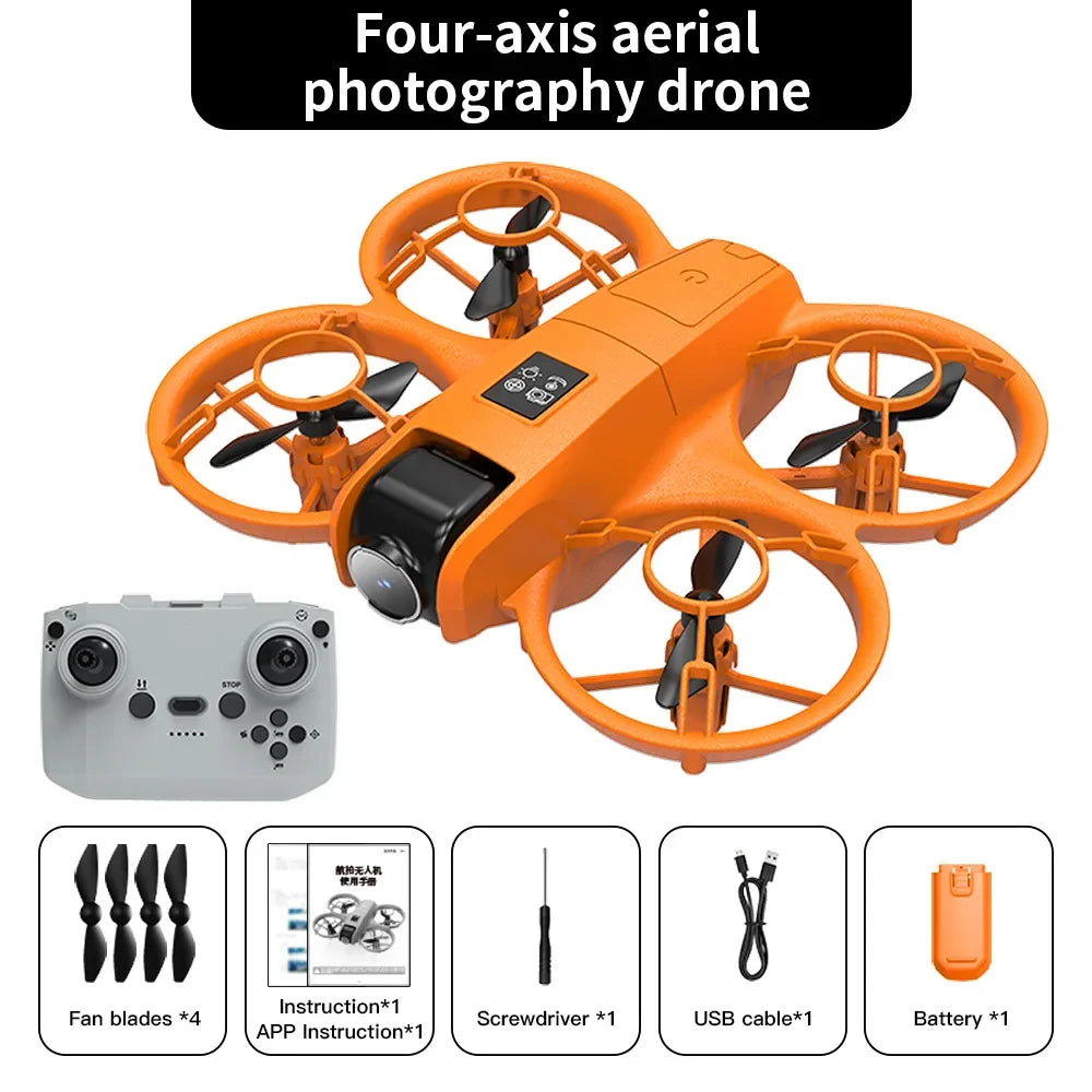 Drone ne Aerial Photography: High-Definition Remote Control, Three-Camera System, 4K Long-Range Brushless Aircraft 3 batteries 03