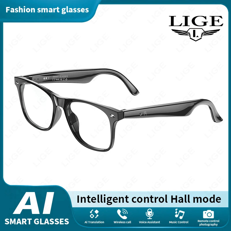 high-tech AI smart glasses can be equipped with various lenses such as sunglasses, blue light, myopia, Men women smart glasses smart glasses 1