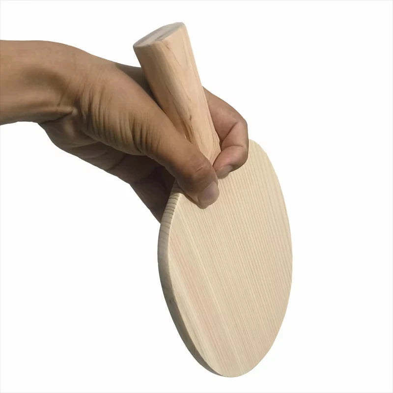 Professional Hinoki Table Tennis Blade 6mm/7mm/8mm Pure Wood Ping Pong Paddle High Elasticity for Beginners & Advanced…