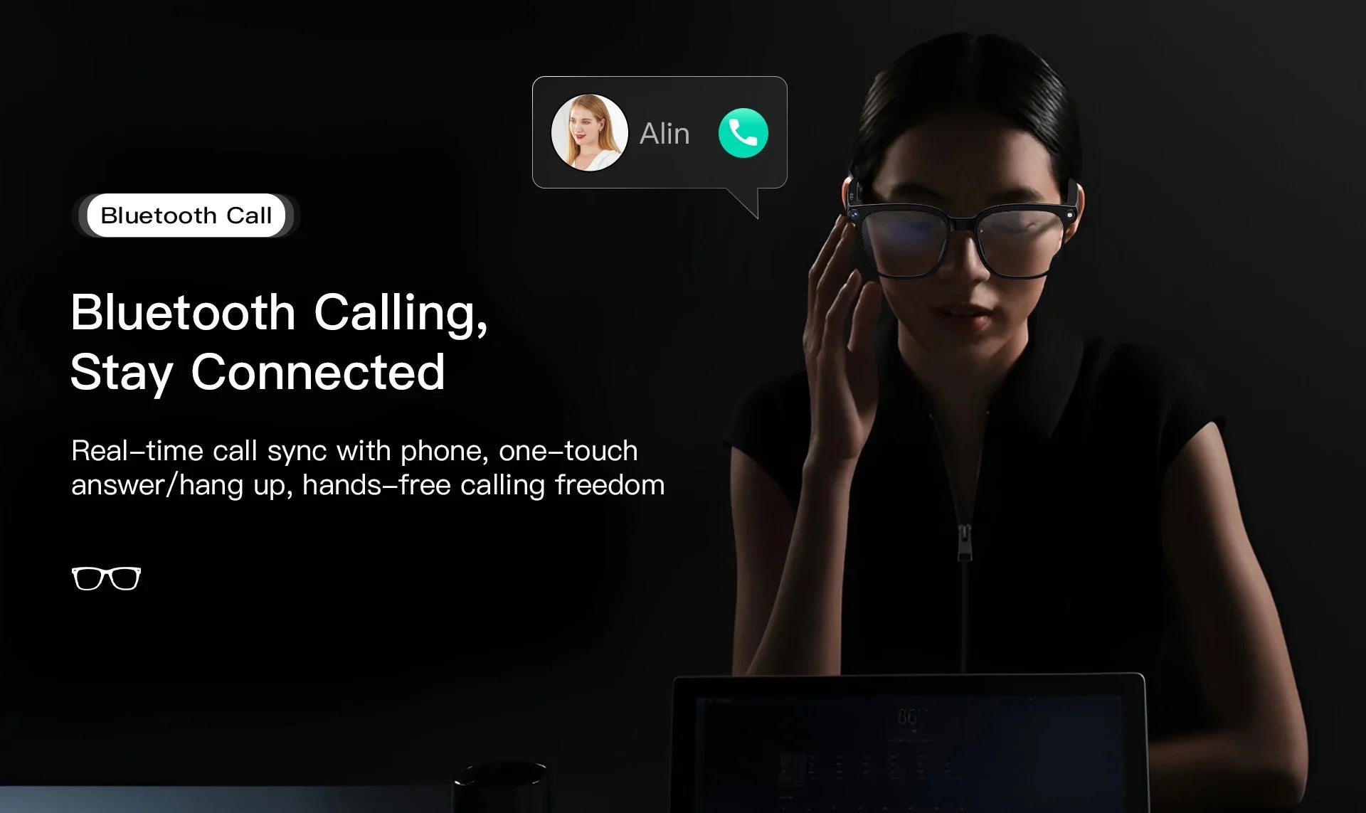 2026 New Smart Glasses 8MP HD Camera AI Voice Photo Video Recording Translation Long Battery Life Music Waterproof Smart Glasses