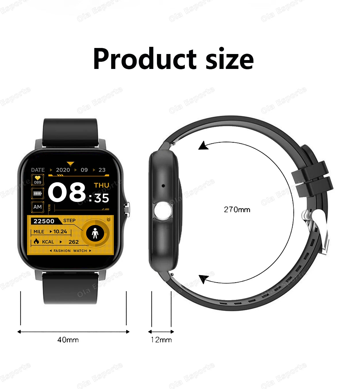 New Smart Watch 2.01 Inch HD Display Answer Make Call Message Preview Sport Modes smartwatch DIY Dial Weather Forecast Men Women