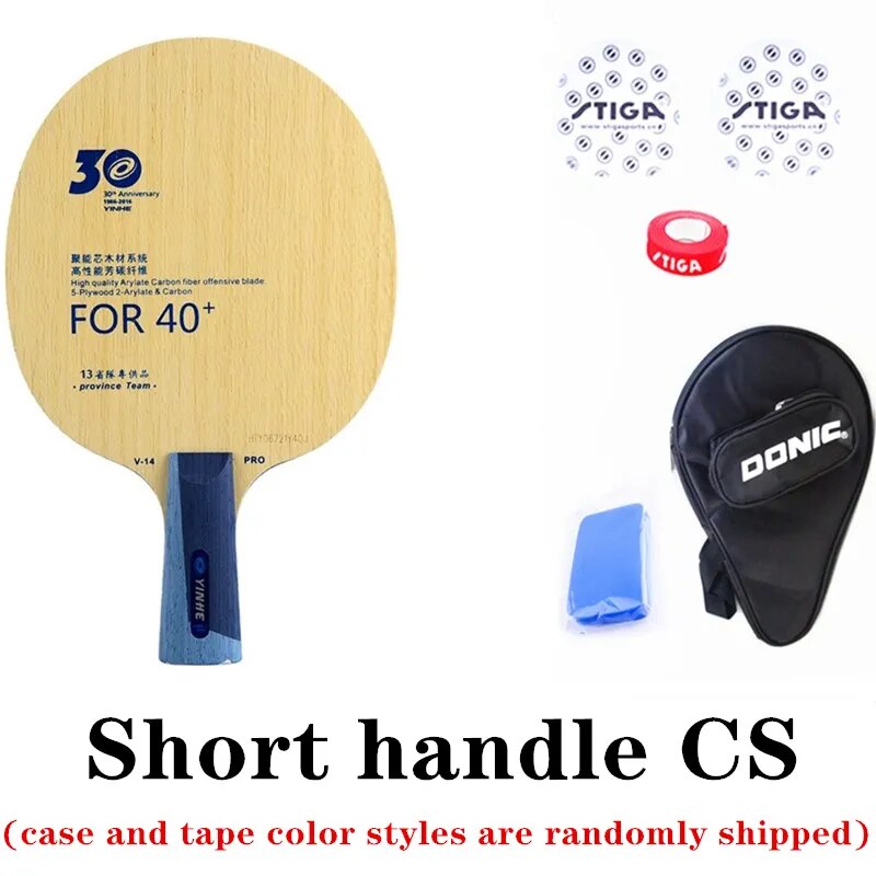 YINHE V14 PRO Provincial V-14 PRO ALC Racket Original YINHE Table Tennis Blade Ping Pong Bat Paddle Short handle B