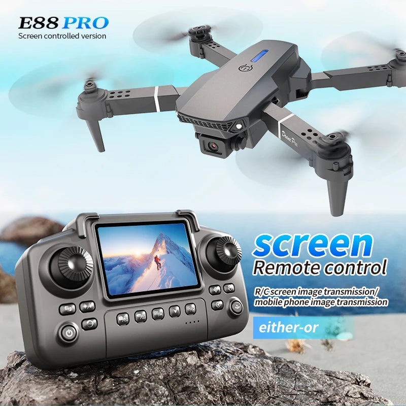 Drone 4k Professional Dron Remote Control Camera Model Airplane Multi-rotor Aircraft Quadcopter Drone UAV Wide-View