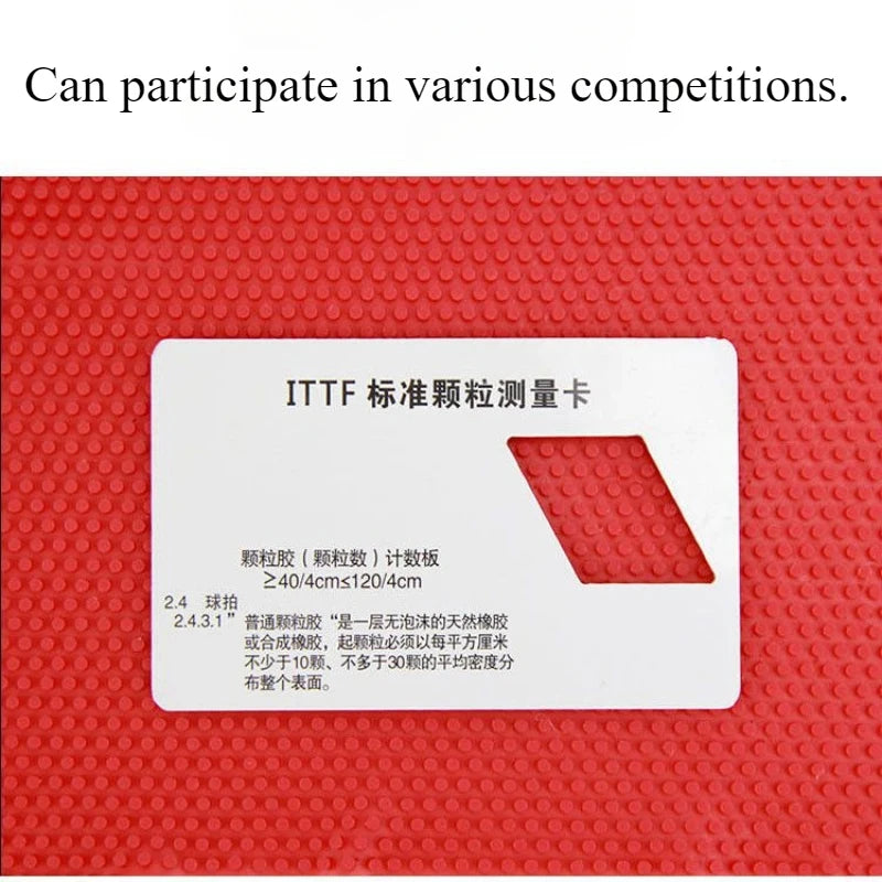 Y0NG MOXA OX Table Tennis Rubber Cured/Uncured Ping Pong Rubber Anti-rotation ITTF Approved Single Table Tennis Rubber -…