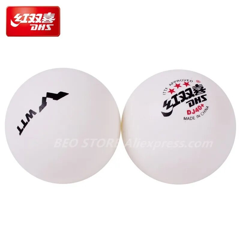 DHS DJ40+ 3-Star TOKYO Games WTT Competition ITTF 3 Star D40+ Table Tennis Ball Plastic ABS DHS Ping Pong Balls