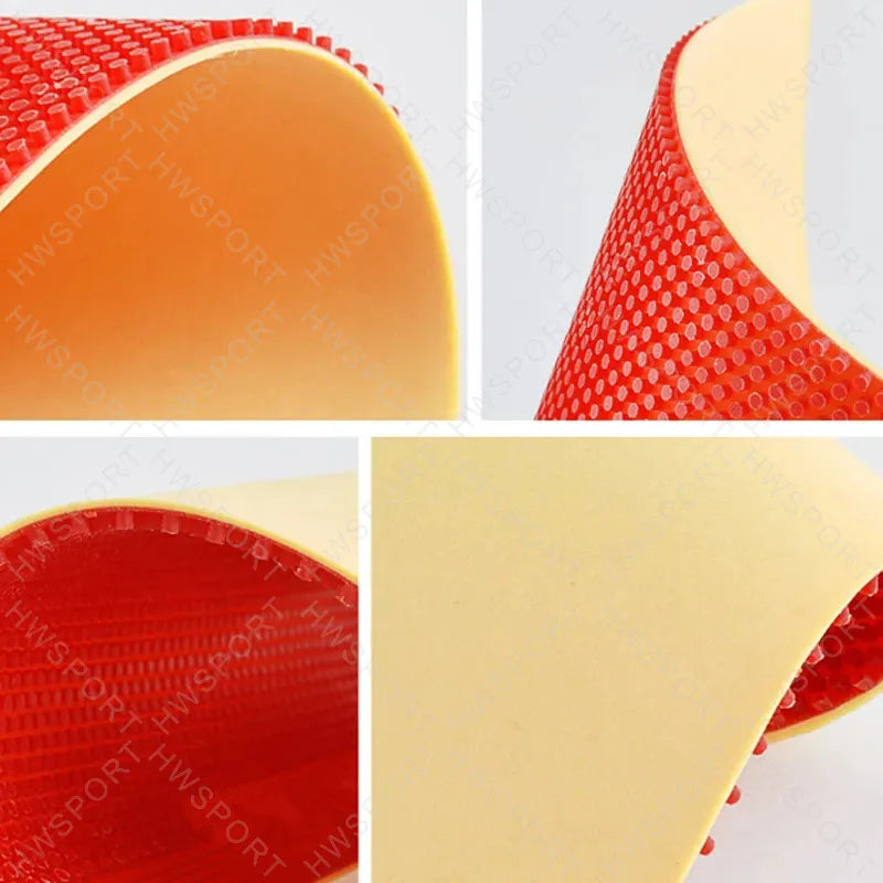 YINHE 955 Table Tennis Rubber Long Pimples Anti-spin Ping Pong Rubber Sheet 955 OX/0.7mm Sponge - Green OX