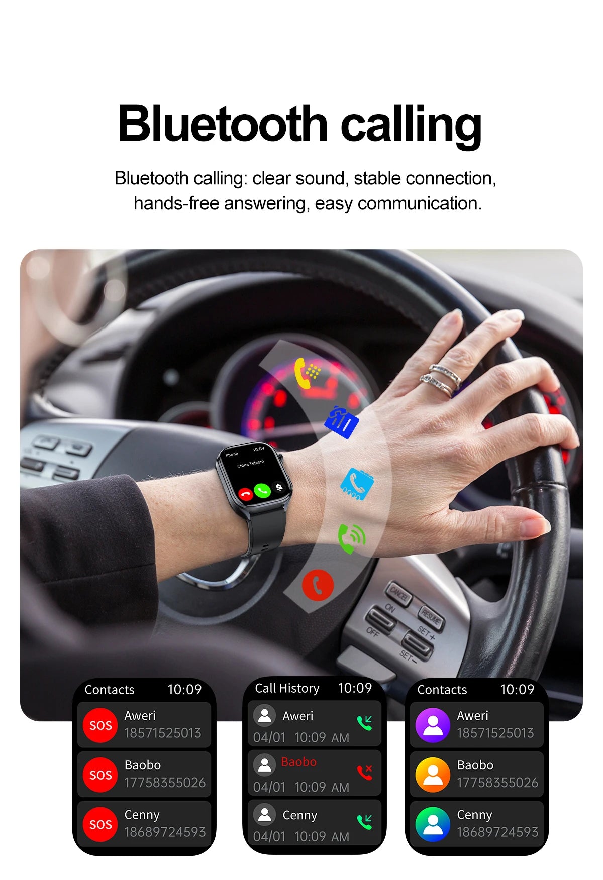 New Accurate Blood Pressure Smart Watch Uric Acid ECG+PPG Blood Oxygen Body Analysis Body Fat LED Flashlight smart watches 2025