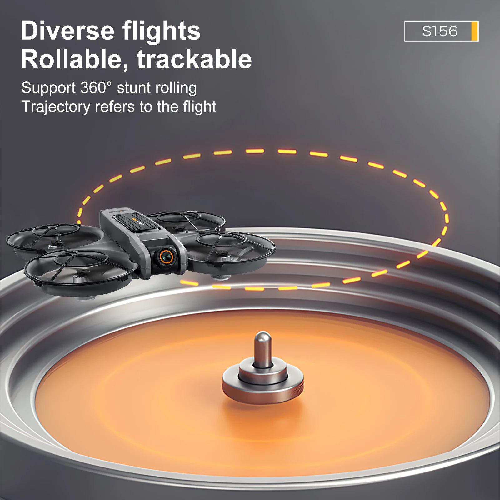 Drone with Camera 4K HD Video Stable Hover 180° Adjustable Lens 3D Flip RC Drones FPV Brushless Optical Flow Quadcopter UAV