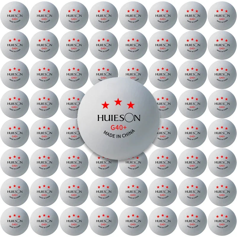 HUIESON 3 Star Table Tennis Balls ABS New Material 40+ Ping Pong Ball Professional Table Tennis Training Competition Balls…