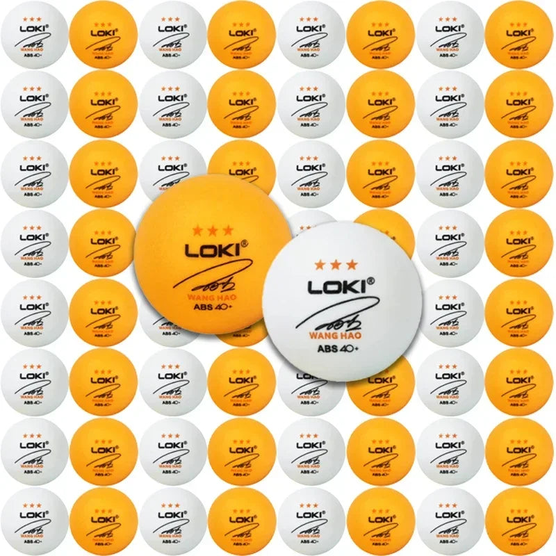 50/100PCS LOKI Table Tennis Balls 3 Star 40+ New ABS Plastic Material Ping Pong Balls with Seam Club Training Ping Pong…