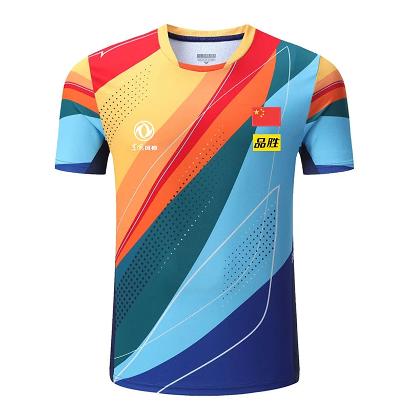 2023 Championship China Team table tennis shirts shorts Men Women Children ping pong t shirt Table tennis clothes soccer jerseys orange with logos A