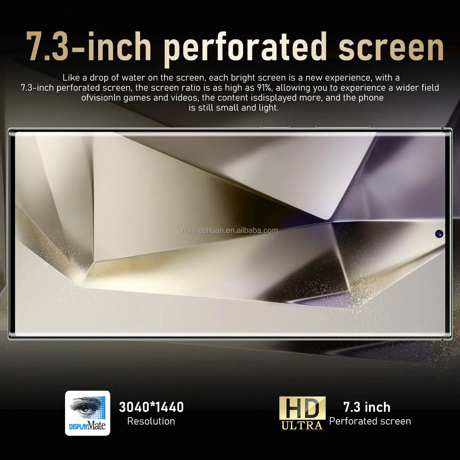 S24 Ultra 7.3 Inch High Definition Large Screen Android 13 All in One Video Game Wireless Network Low Cost 5g Mobile Phone GreatEagleInc