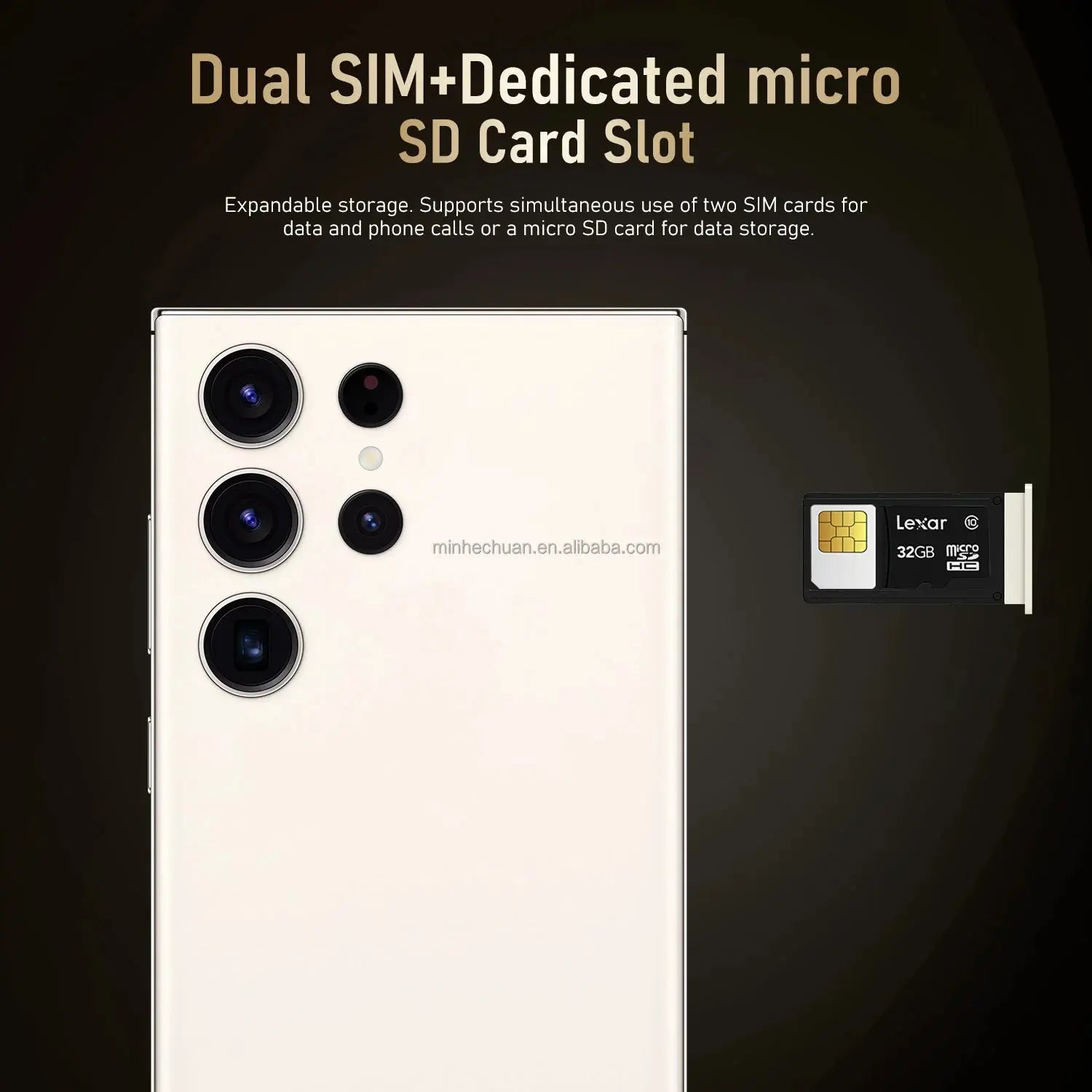S24 Ultra 7.3 Inch High Definition Large Screen Android 13 All in One Video Game Wireless Network Low Cost 5g Mobile Phone GreatEagleInc