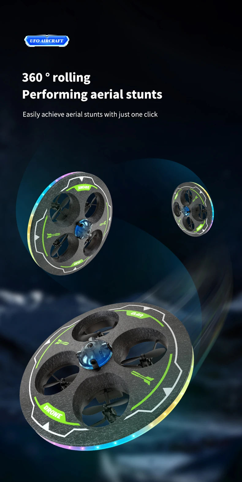 Drone with Camera Foam UAV Ufo Intelligent Obstacle Avoidance Aerial Aircraft Mini RC Helicopter Dron Toys for Kids Christmas