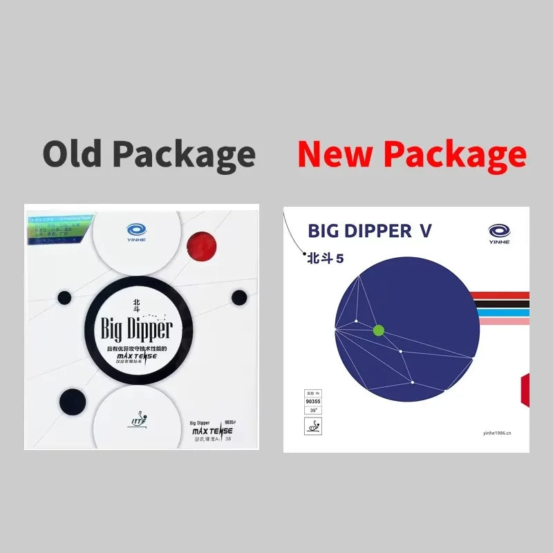 Original YINHE BIG DIPPER (Sticky Forehand Offensive) Table Tennis Rubber Pips-in GALAXY Original Ping Pong Sponge Max…