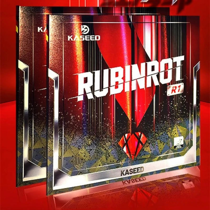 KASEED RUBINROT R1 Pips-in Table Tennis Rubber Sticky High Elastic Flexible Sponge Ping Pong Cover Sheet ITTF Approved -…