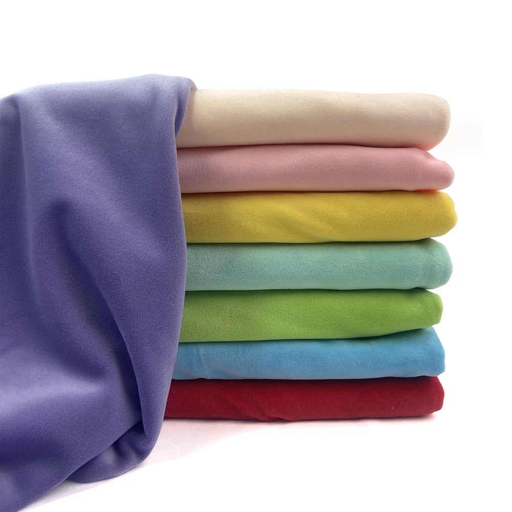 2024 Small Size 50x50cm Squishy Mochi Stetch Minky Fabric 95% Polyester 5% Spandex Stretch 4 Side Plush Fabric For Diy SewingToy - GreatEagleInc