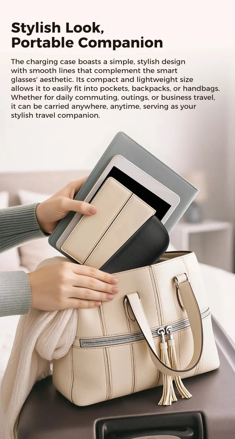 Smart Glasses AI GPT Camera 4K HD Multifunctional 3-in-1 Lens Bluetooth Call 3600Mah Battery Voice Assistant Control Sunglasses