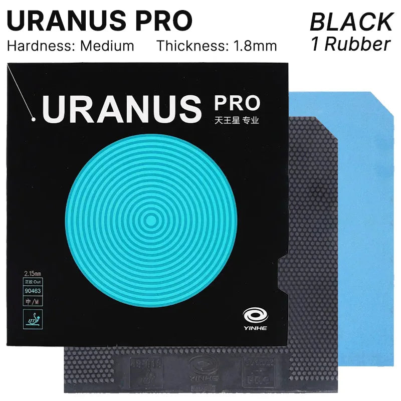 YINHE URANUS PRO Table Tennis Rubber Short Pips Offensive Pips-Out Ping Pong Rubber with 1.8/1.25mm Sponge Mid or Soft…