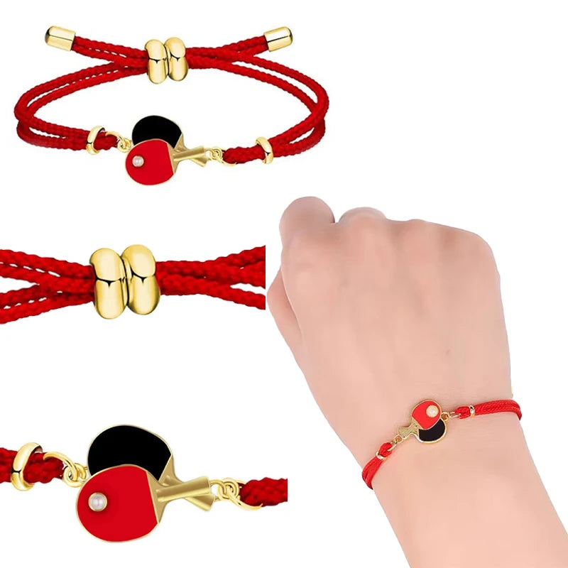 Table Tennis Bracelet Souvenir Women's Bracelet Surrounding Unique Personality Design Sense Jewelry Versatile Commemorative…