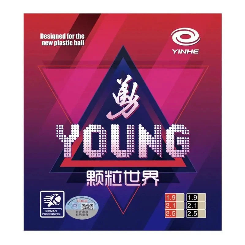 Y0NG MOXA OX Table Tennis Rubber Cured/Uncured Ping Pong Rubber Anti-rotation ITTF Approved Single Table Tennis Rubber -…