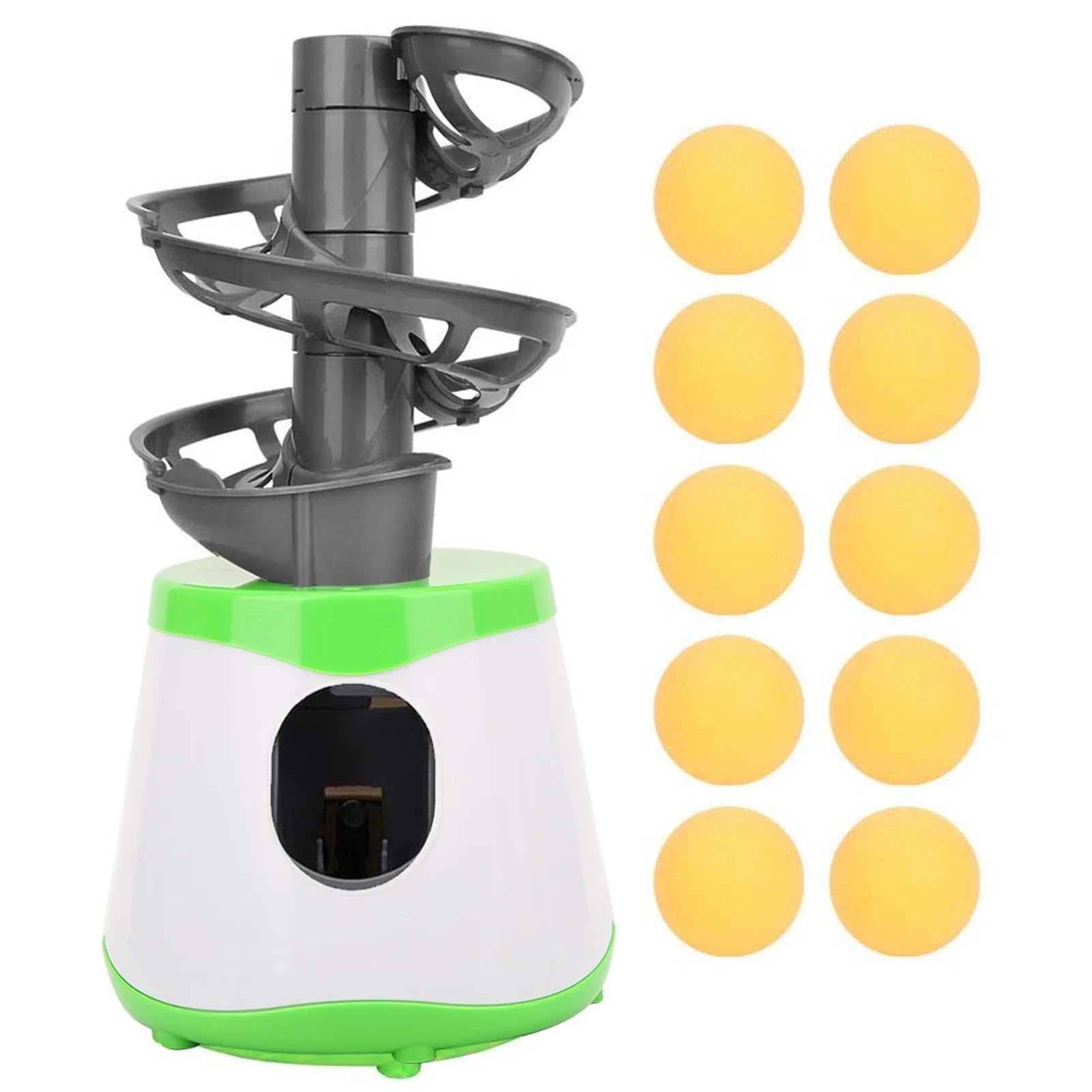 4*AA Battery Mini Table Tennis Robot Service Pitching Machine Trainer Adult Kid Sport Game Gift Racquet Sport 10 Ping Pong…
