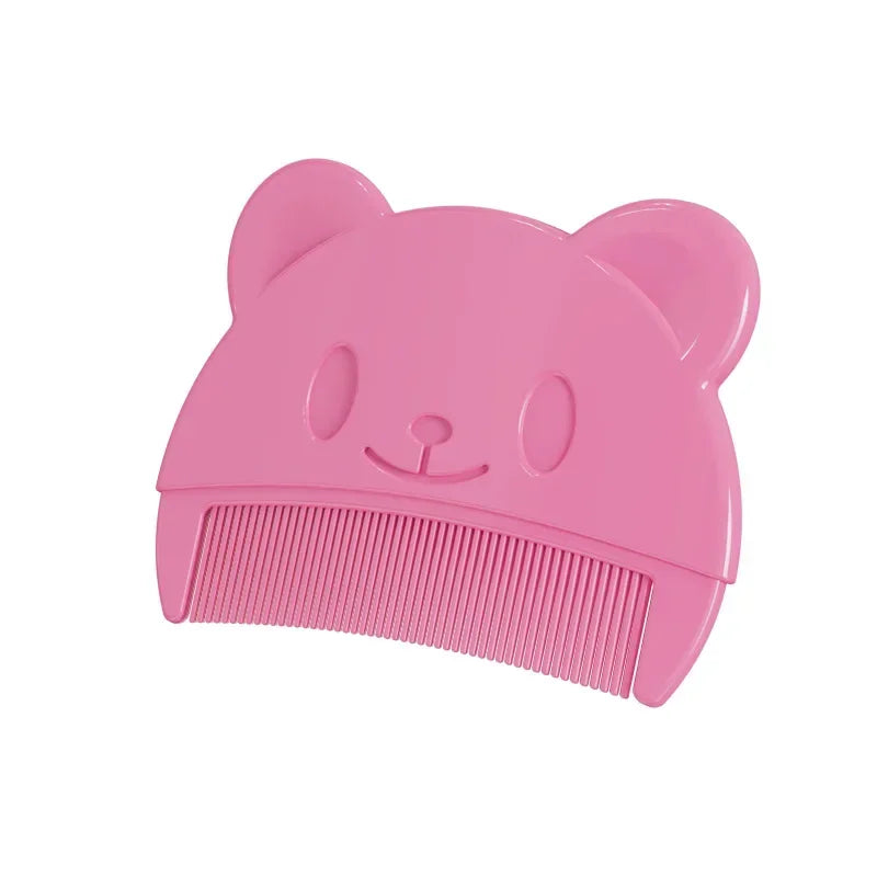 Baby Care Accessories Fetal Head Fat Comb Infant Bathing Soft Comb Newborn Hair Cleaning Supplies Infant Silicon Head Massager C68-A-pink