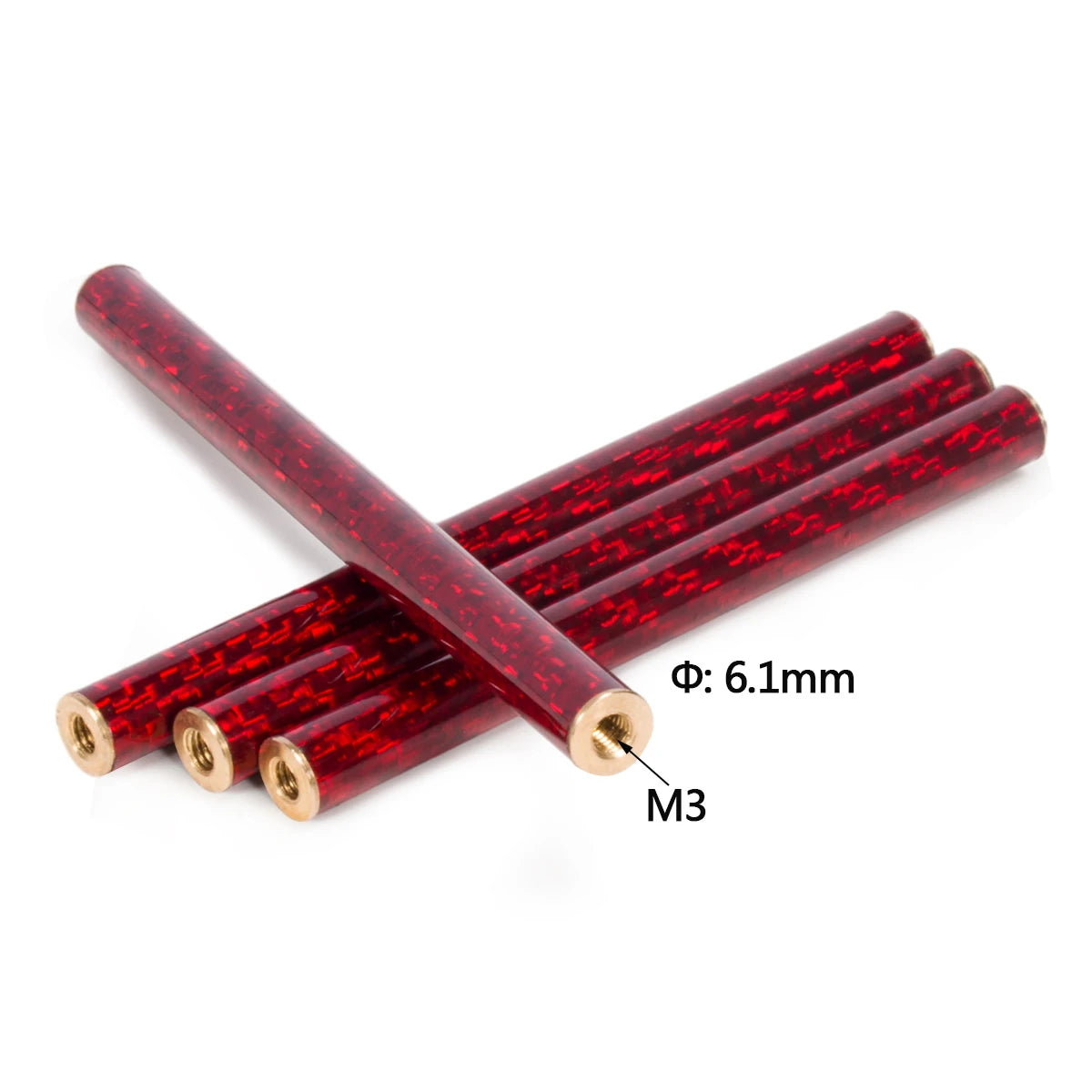 5PCS Coloured Carbon Fibre Braces 67mm 70mm 75mm 78mm for 1/10 RC Crawler Comp Builds SCX10 PRO Gspeed V4 UGRC LCG Chassis DIY