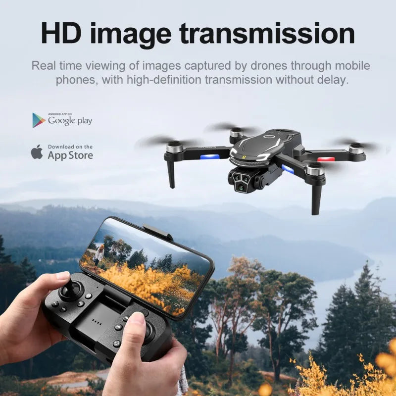 Drone ne Aerial Photography: High-Definition Remote Control, Three-Camera System, 4K Long-Range Brushless Aircraft