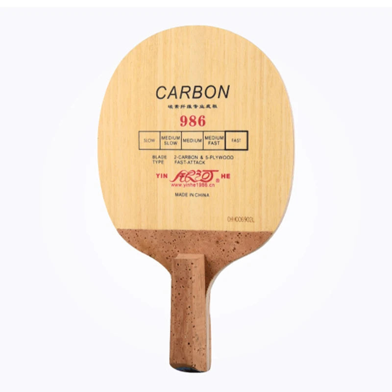 Yinhe-Table Tennis Blade, Japanese Style, Ping Pong Game, Fast Attack Loop, Pong, Yinhe 986 987 989 - 986 case