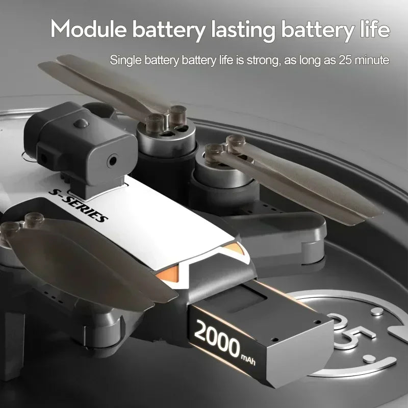 New S2S Drone 8K HD Dual Camera Brushless Motor Obstacle Avoidance Dron 5G wifi RC Helicopter Foldable Quadcopter Toy For Xiaomi - GreatEagleInc