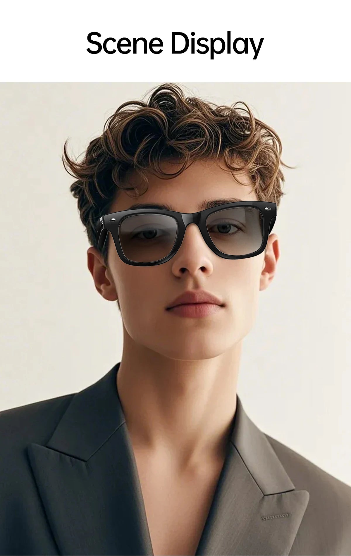 LIGE AI Smart Glasses Men 2025 New Color-Changing Translation Glasses Temperature Monitoring Waterproof Call Smart Sunglasses