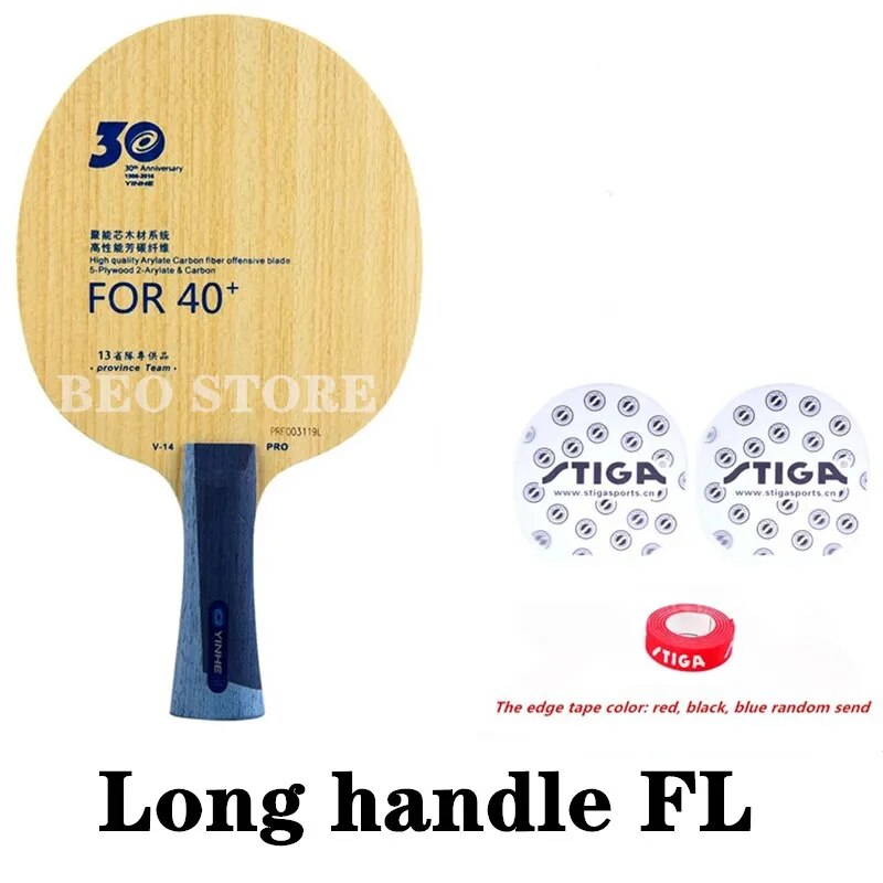 YINHE V14 PRO Provincial V-14 PRO ALC Racket Original YINHE Table Tennis Blade Ping Pong Bat Paddle Long handle F